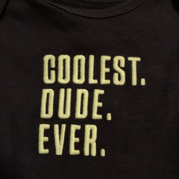 Carter’s black newborn boys’ onesie, adorable, new, - Picture 3 of 7